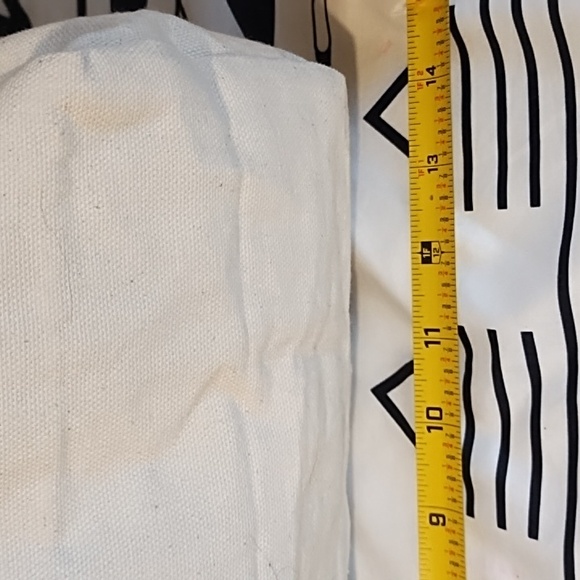 Canvas Tote NWOT "Teach Love inspire" Logo. Clean Inside And Outside. - Picture 5 of 7